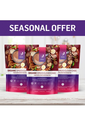 Seasonal offer - x3 Limited Edition Organic Clever Choc Spiced - Normal SRP £140.97